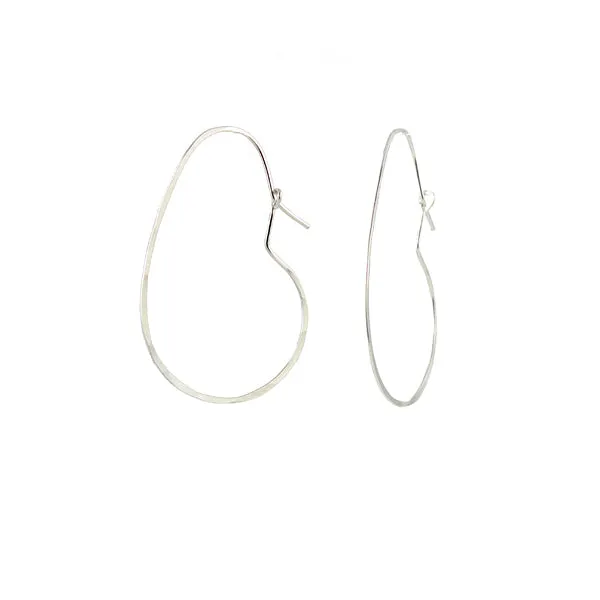 Bean Hoop Earrings sold by Peggy Li Creations product image thumbnail 2