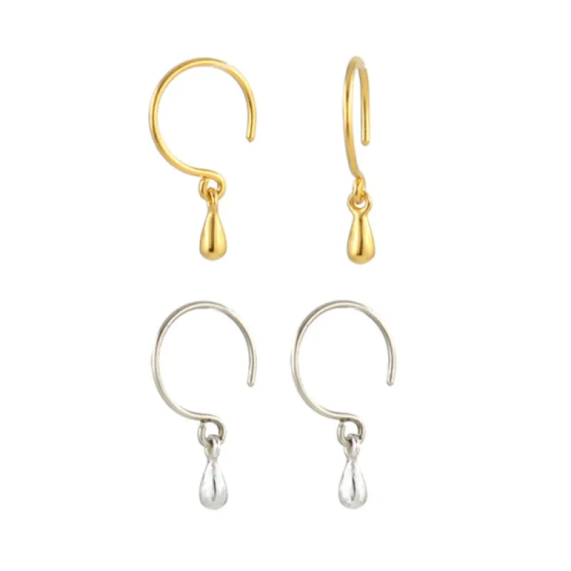 Tiny Droplet Earrings sold by Peggy Li Creations