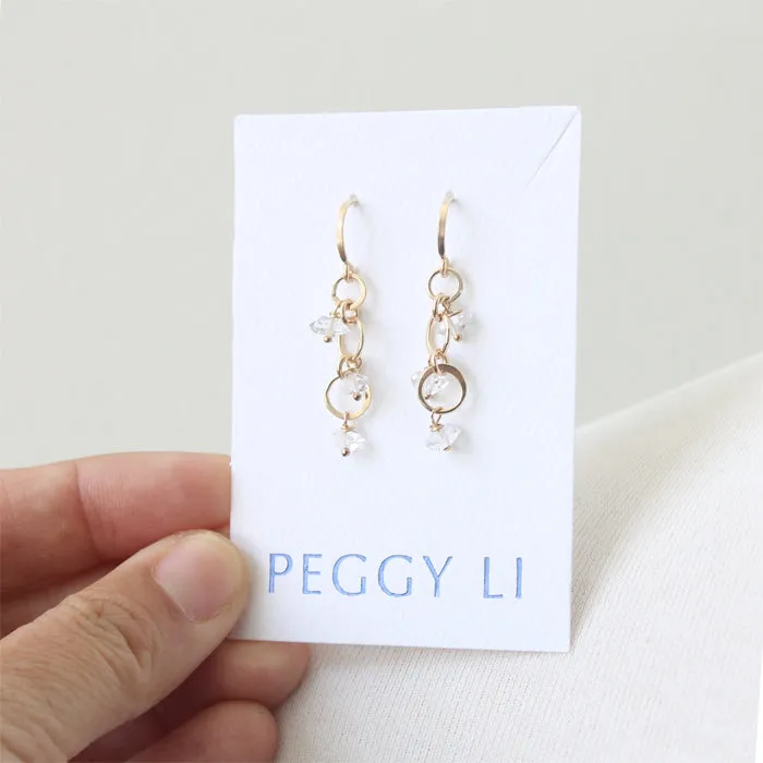 Herkimer Sprinkle Earrings sold by Peggy Li Creations product image thumbnail 2