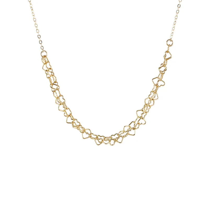 Thorny Hearts Necklace sold by Peggy Li Creations