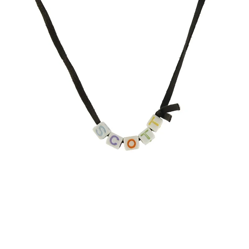 Alphabet Name Necklace sold by Peggy Li Creations product image thumbnail 2