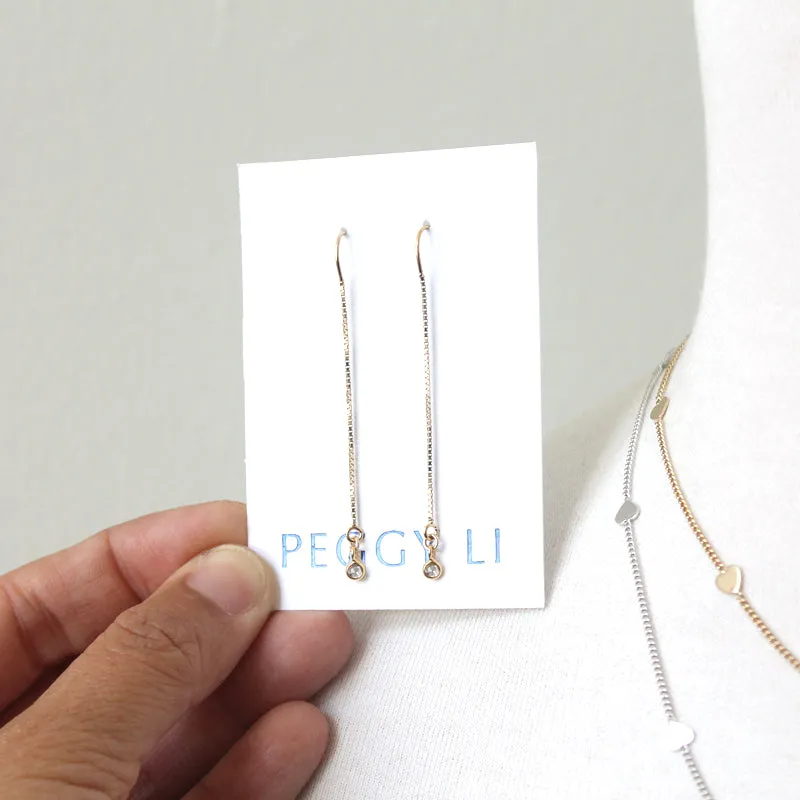 Diamond Ear Threads sold by Peggy Li Creations product image thumbnail 3