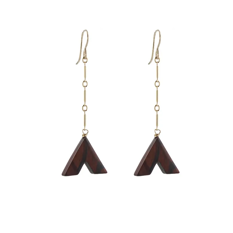 Chevron Drop Earrings sold by Peggy Li Creations