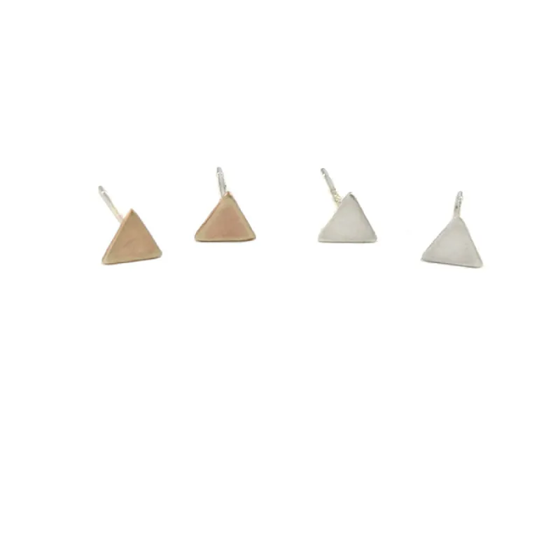Triangle Post Earrings sold by Peggy Li Creations