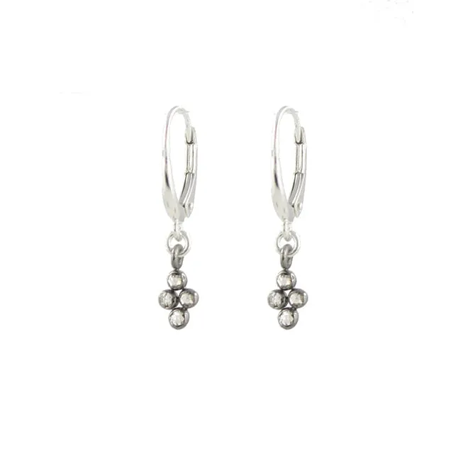 Diamond Clover Earrings sold by Peggy Li Creations product image thumbnail 3