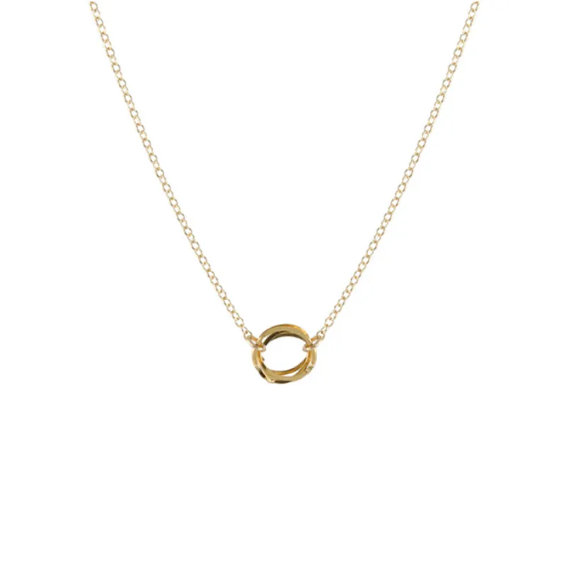 Clustered Circle Necklace sold by Peggy Li Creations