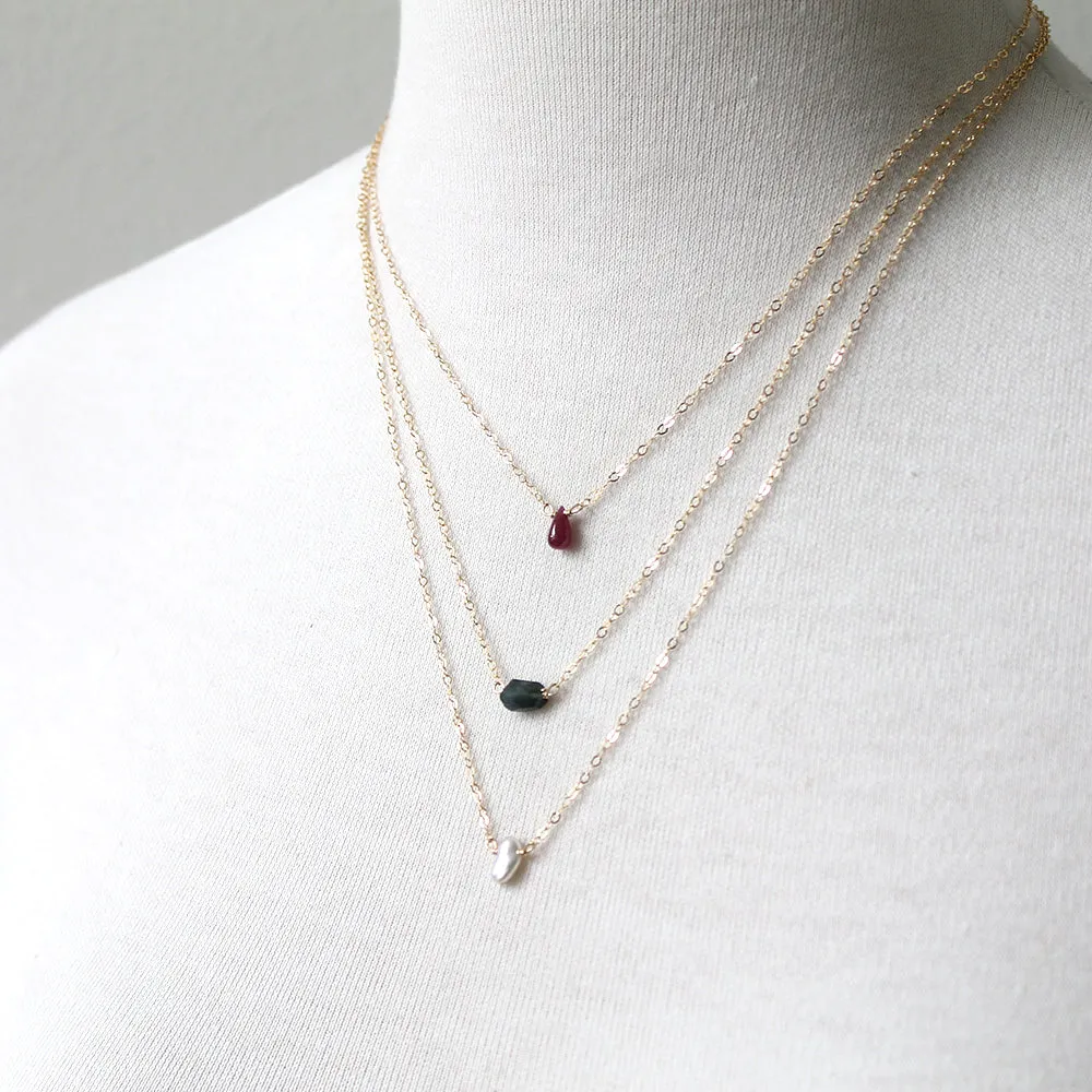 Birthstone Gem Necklaces - GF sold by Peggy Li Creations product image thumbnail 4