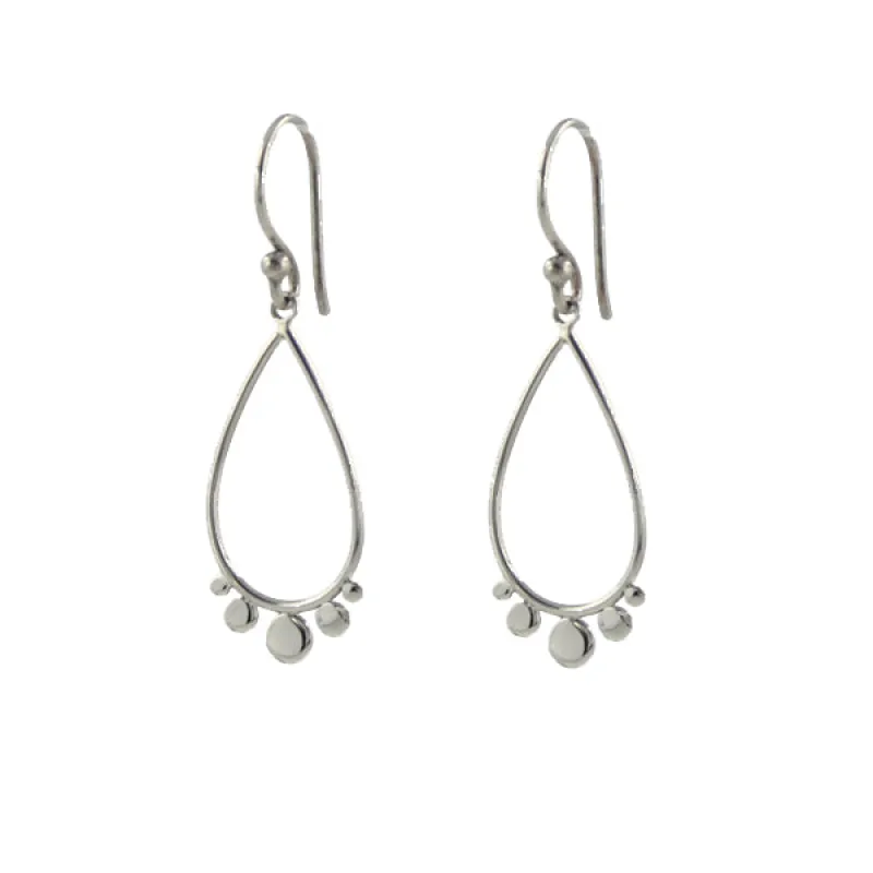 Dotted Teardrop Earrings sold by Peggy Li Creations