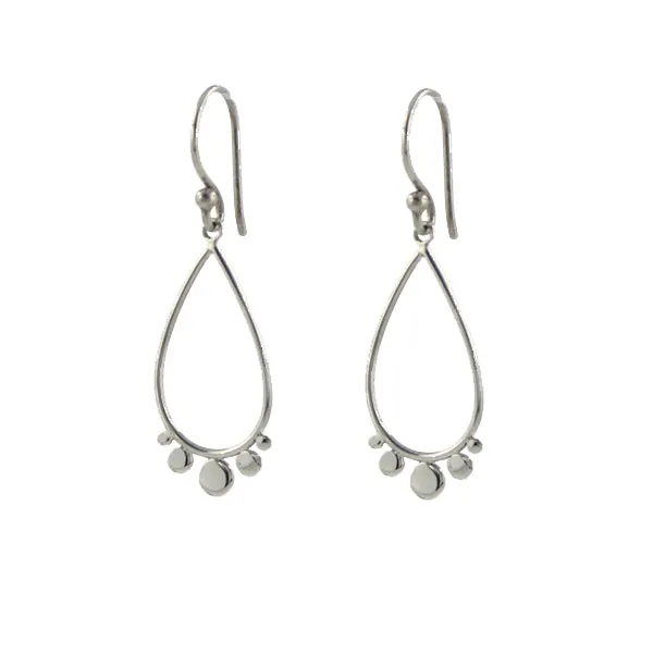 Dotted Teardrop Earrings sold by Peggy Li Creations