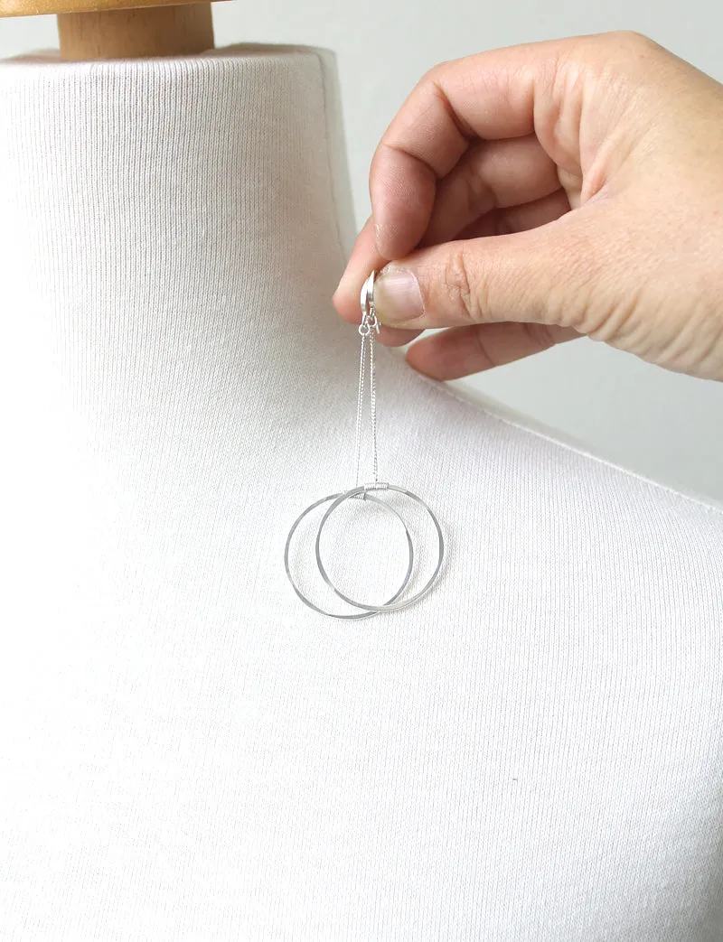 Simple Circle Earrings sold by Peggy Li Creations product image thumbnail 2