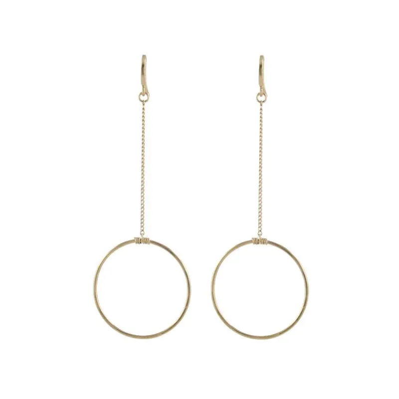 Simple Circle Earrings sold by Peggy Li Creations