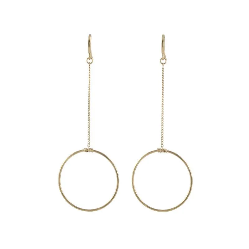 Simple Circle Earrings sold by Peggy Li Creations