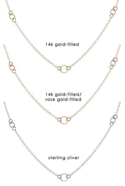 Floating Circles Necklace sold by Peggy Li Creations product image thumbnail 3