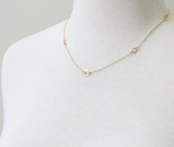 Floating Circles Necklace sold by Peggy Li Creations product image thumbnail 2