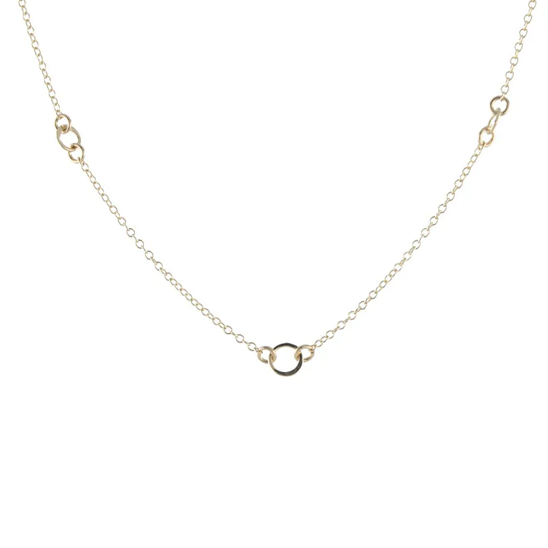 Floating Circles Necklace sold by Peggy Li Creations