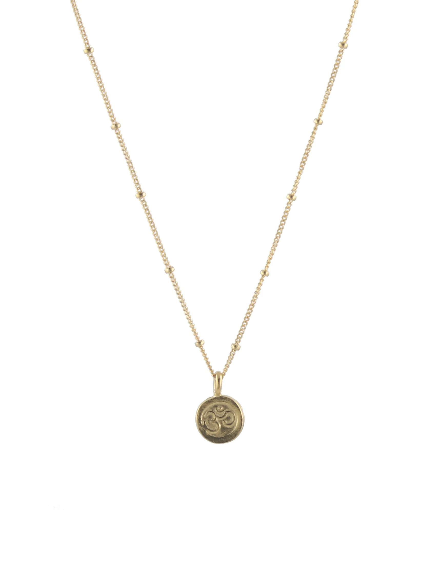 Tiny Om Necklace sold by Peggy Li Creations