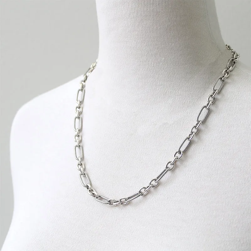 Heavy Mixed Link Necklace sold by Peggy Li Creations product image thumbnail 2
