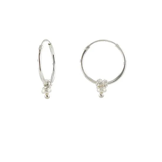 Petite Hoop Earrings sold by Peggy Li Creations product image thumbnail 3