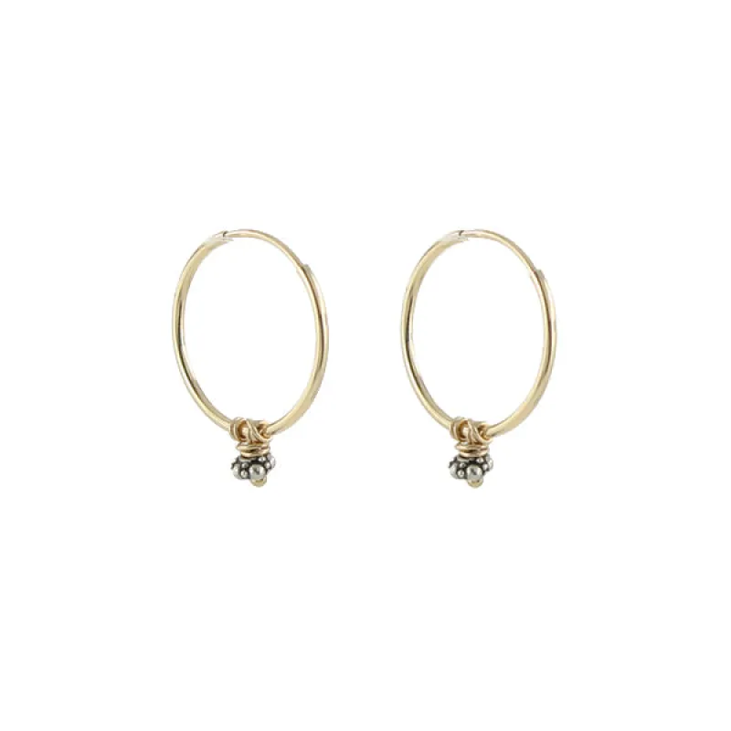 Petite Hoop Earrings sold by Peggy Li Creations