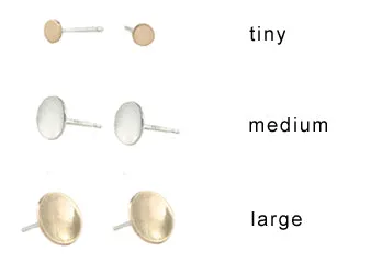 Nailhead Stud Earrings sold by Peggy Li Creations product image thumbnail 2