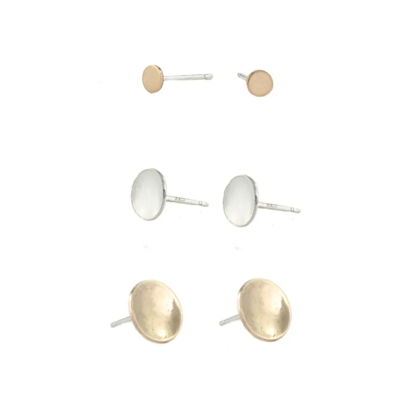 Nailhead Stud Earrings sold by Peggy Li Creations