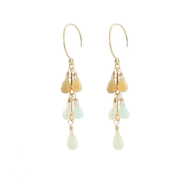 Ombre Opals Earrings sold by Peggy Li Creations