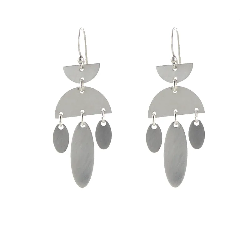 Silver Chime Earrings sold by Peggy Li Creations