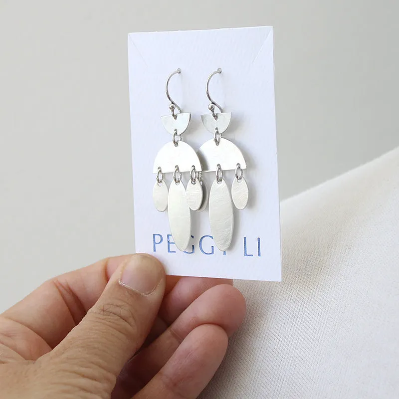 Silver Chime Earrings sold by Peggy Li Creations product image thumbnail 2