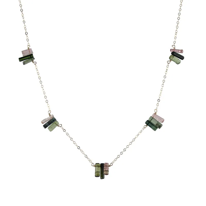 Tourmaline Spires Necklace sold by Peggy Li Creations