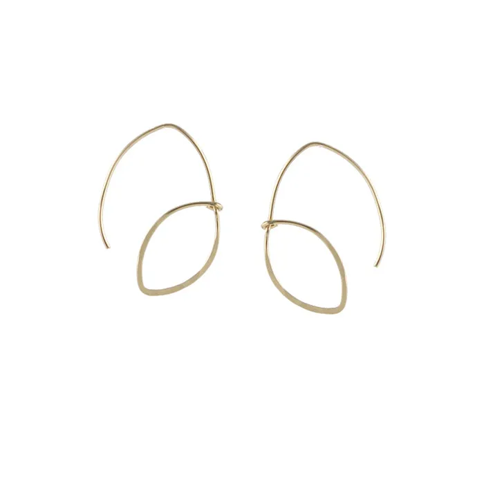Open Leaf Earring sold by Peggy Li Creations