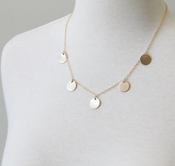 Family Initial Necklace - Gold sold by Peggy Li Creations product image thumbnail 2