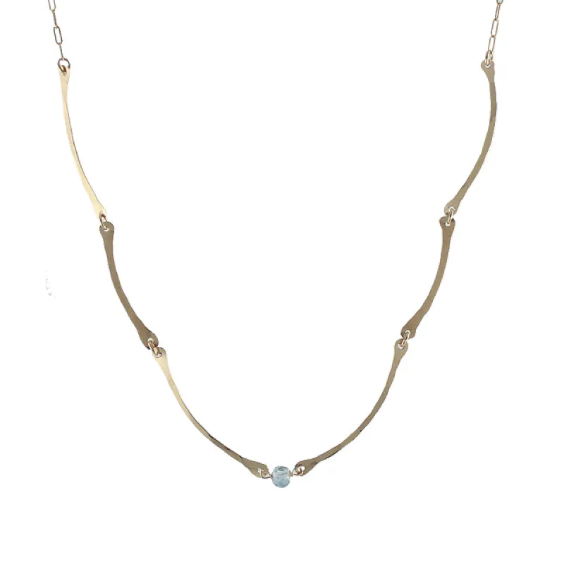 Scallop Link Necklace sold by Peggy Li Creations