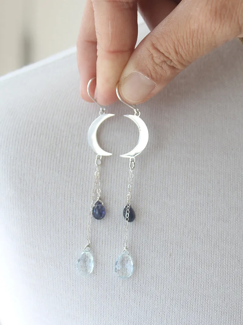 Over the Moon Earrings sold by Peggy Li Creations product image thumbnail 2