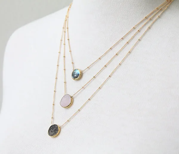 Framed Gem Necklace sold by Peggy Li Creations product image thumbnail 2