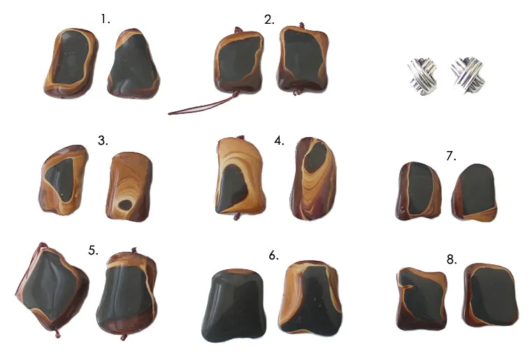 Wonderstone Clip On Earrings sold by Peggy Li Creations product image thumbnail 3