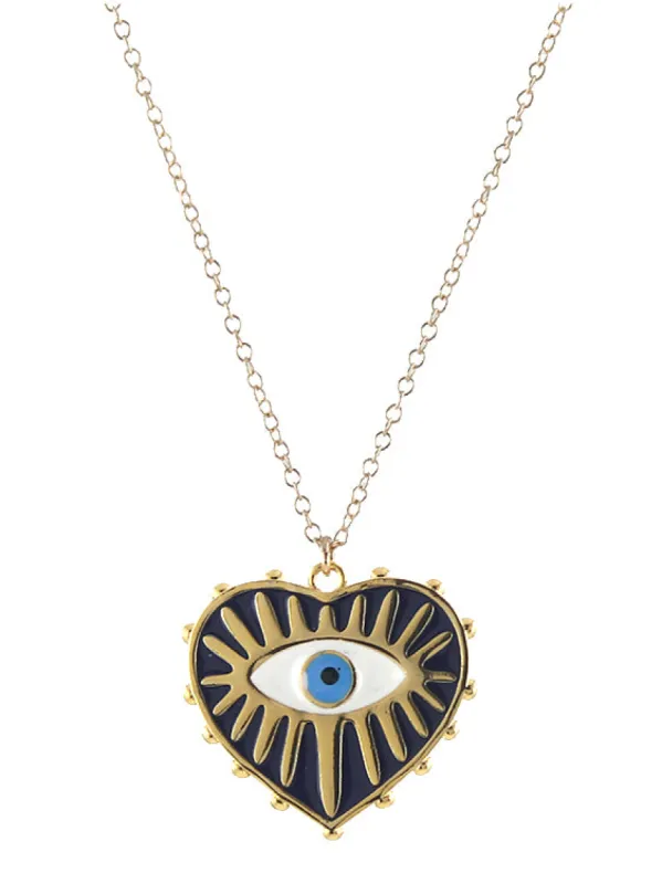 Bold Evil Eye Necklace sold by Peggy Li Creations