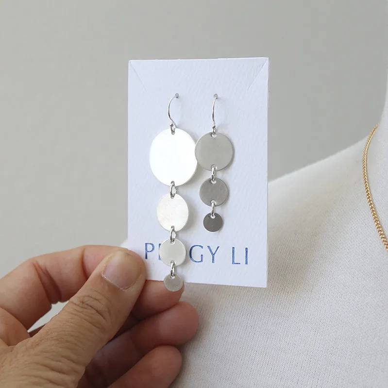 Solid Graduated Circles Earrings sold by Peggy Li Creations product image thumbnail 2