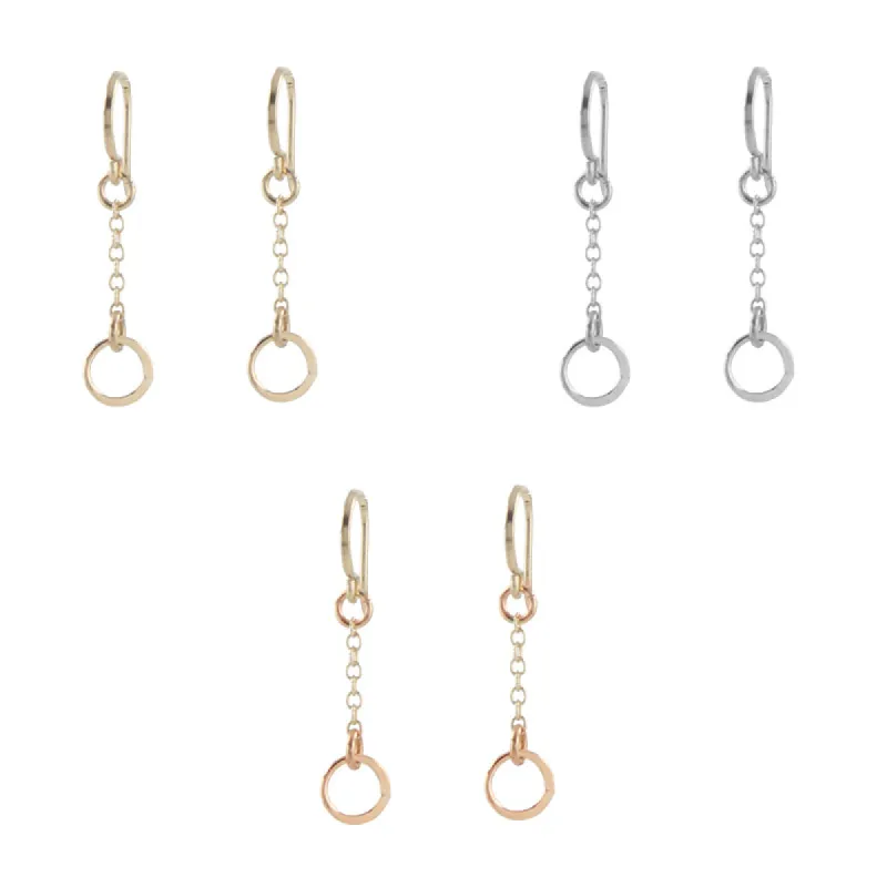 Floating Circles Earrings sold by Peggy Li Creations