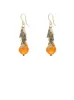 Orange Orb Earrings sold by Peggy Li Creations
