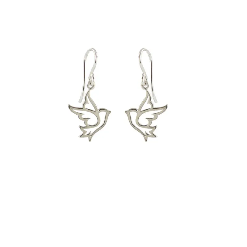 Dove Charm Earrings sold by Peggy Li Creations