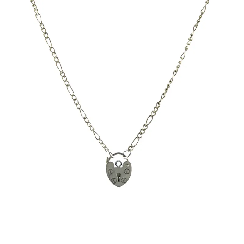 Heart Lock Necklace sold by Peggy Li Creations