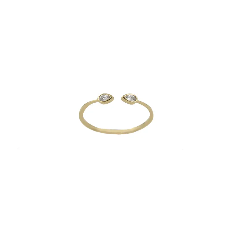 Open Gem Ring sold by Peggy Li Creations product image thumbnail 2