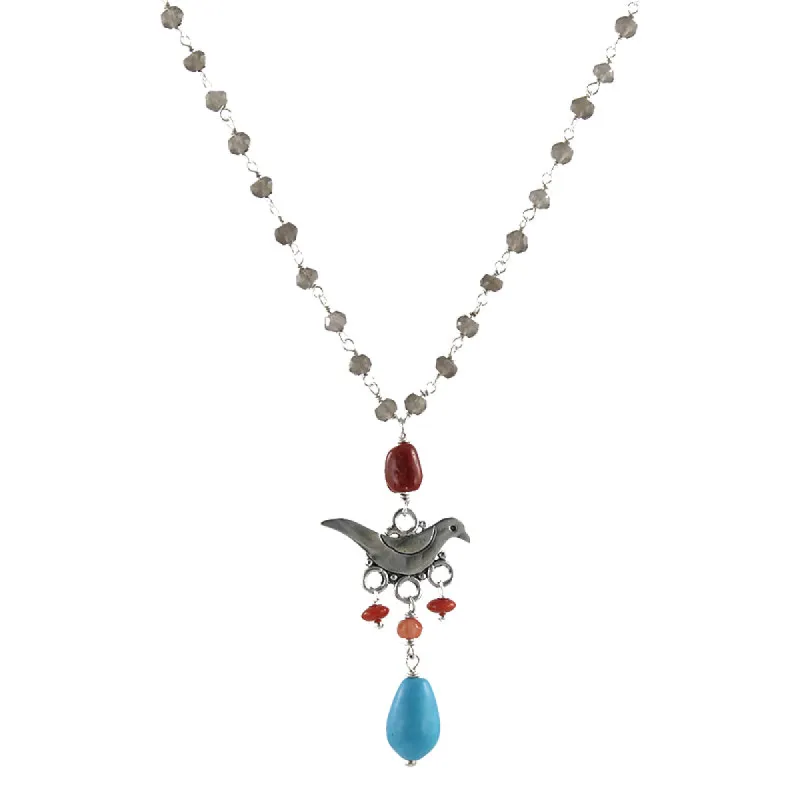 Bright Bird Necklace sold by Peggy Li Creations