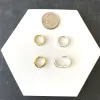 Wide Huggie Hoop Earrings sold by Peggy Li Creations