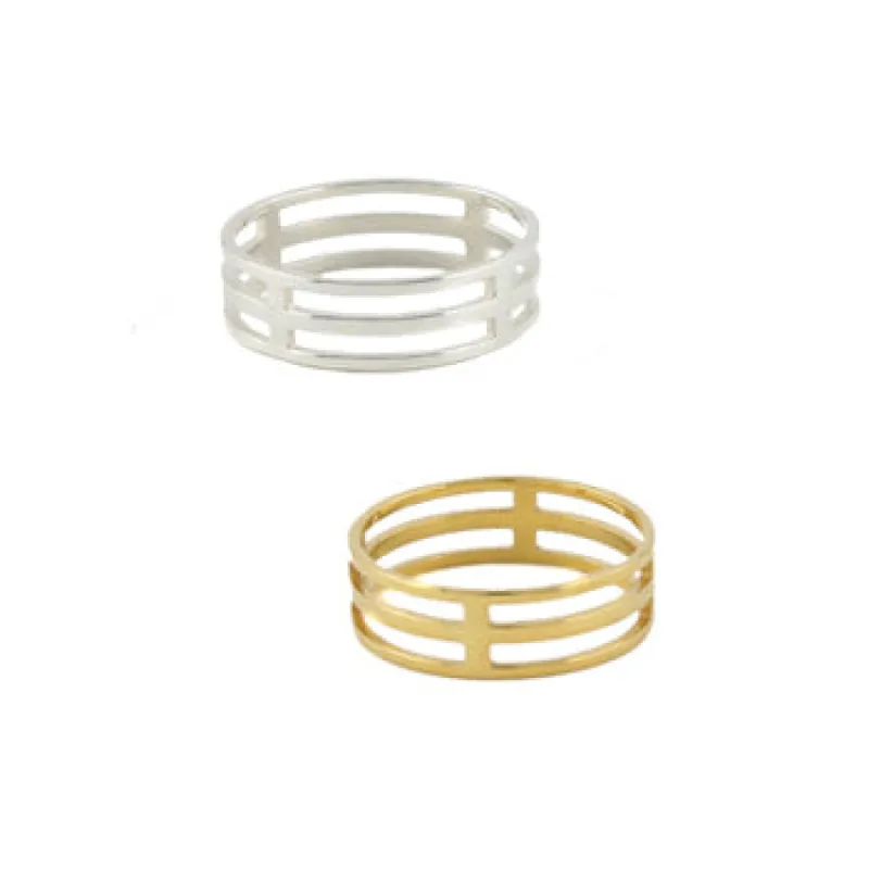 Cage Ring made by Peggy Li Creations