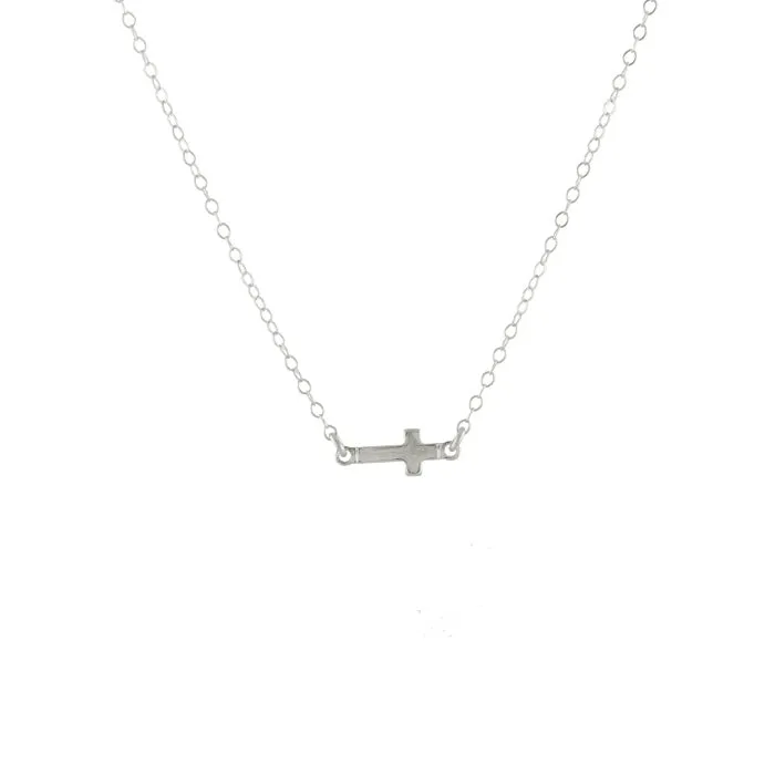 Sideways Cross Necklace sold by Peggy Li Creations product image thumbnail 3
