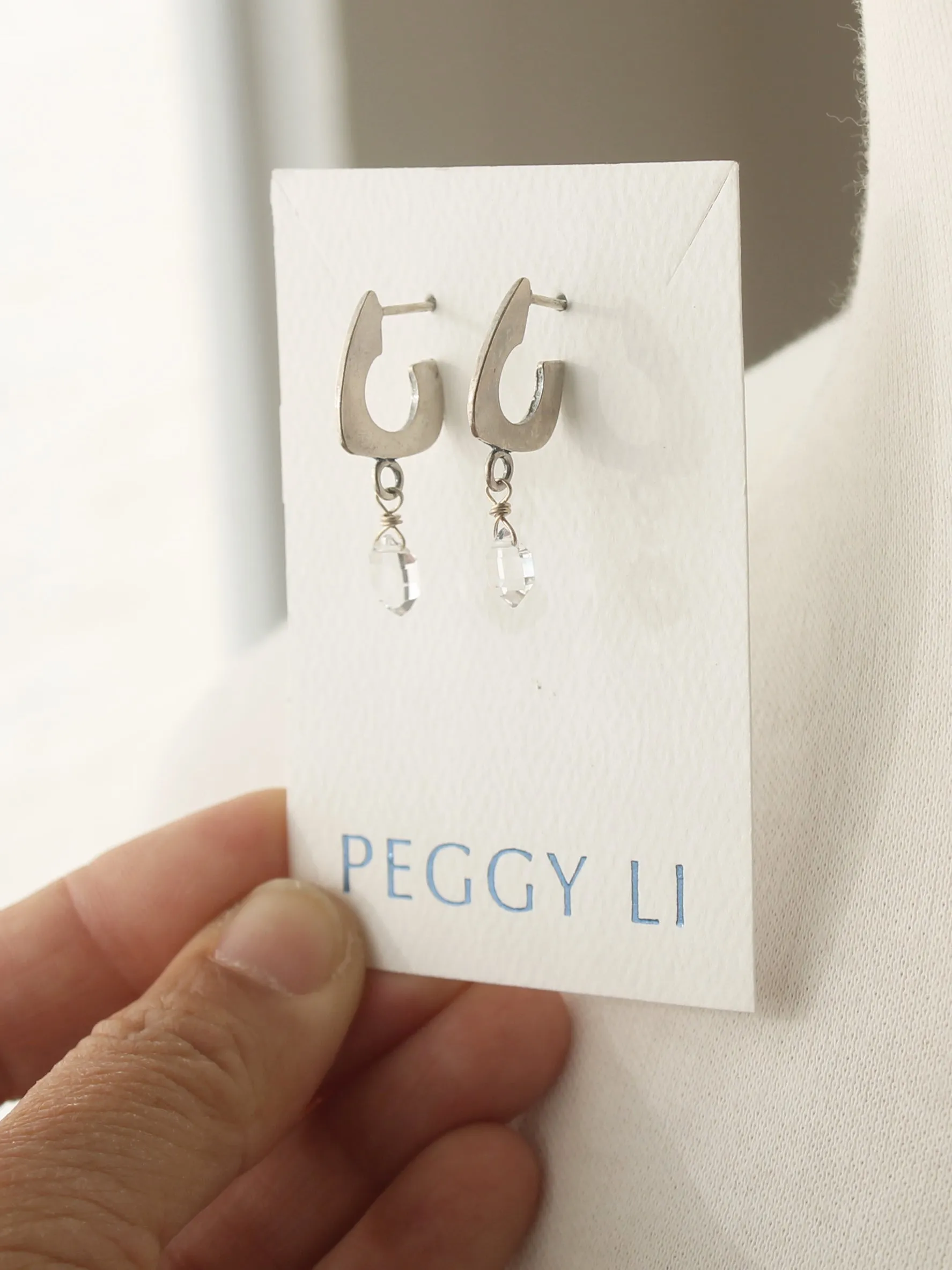 Herkimer Blade Earrings sold by Peggy Li Creations product image thumbnail 2
