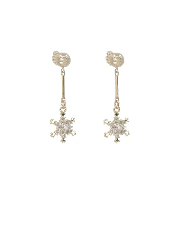 Snowflake Sparke Earrings sold by Peggy Li Creations