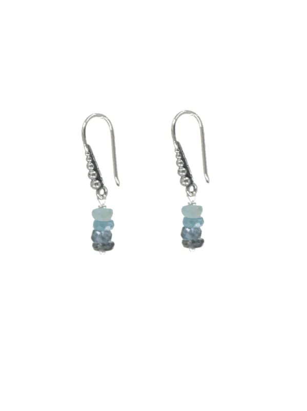 Aqua Ombre Earrings sold by Peggy Li Creations