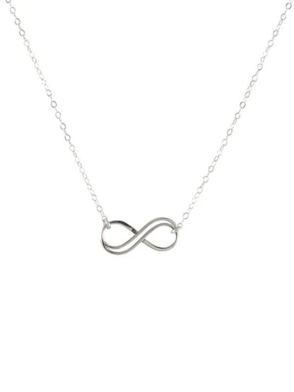 Double Infinity Necklace sold by Peggy Li Creations